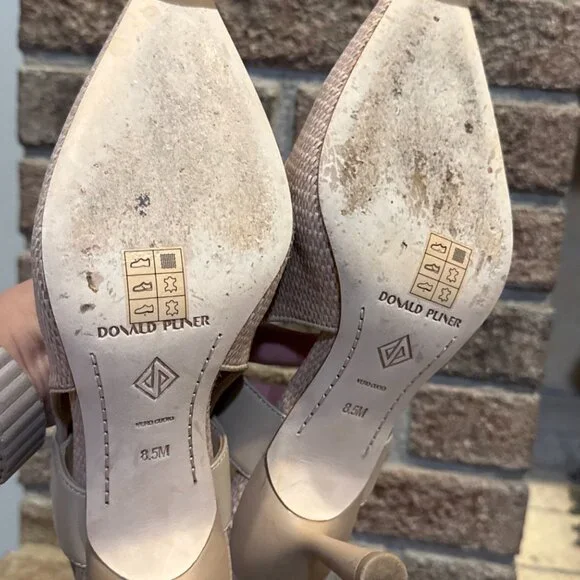 Donald Pliner Elliemay Nylon Mesh Leather Lining Slingback - Picture 7 of 10